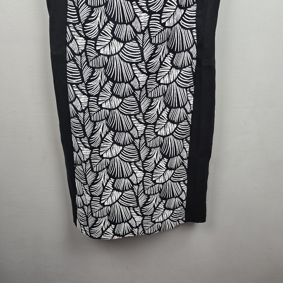 CONNECTED‎ Sleveless Pencil Dress Knee Length Black/White Womens Size 8 - Picture 4 of 9
